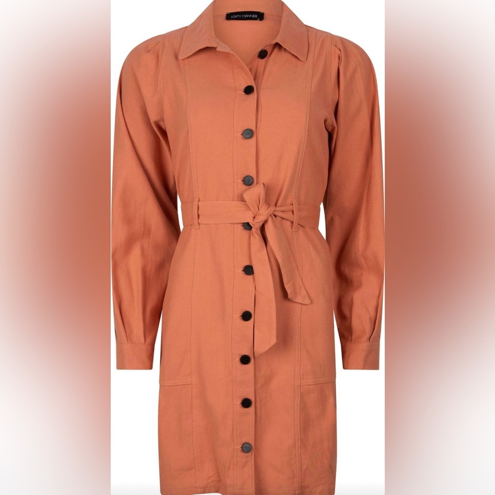 Lofty Manner peach denim dress